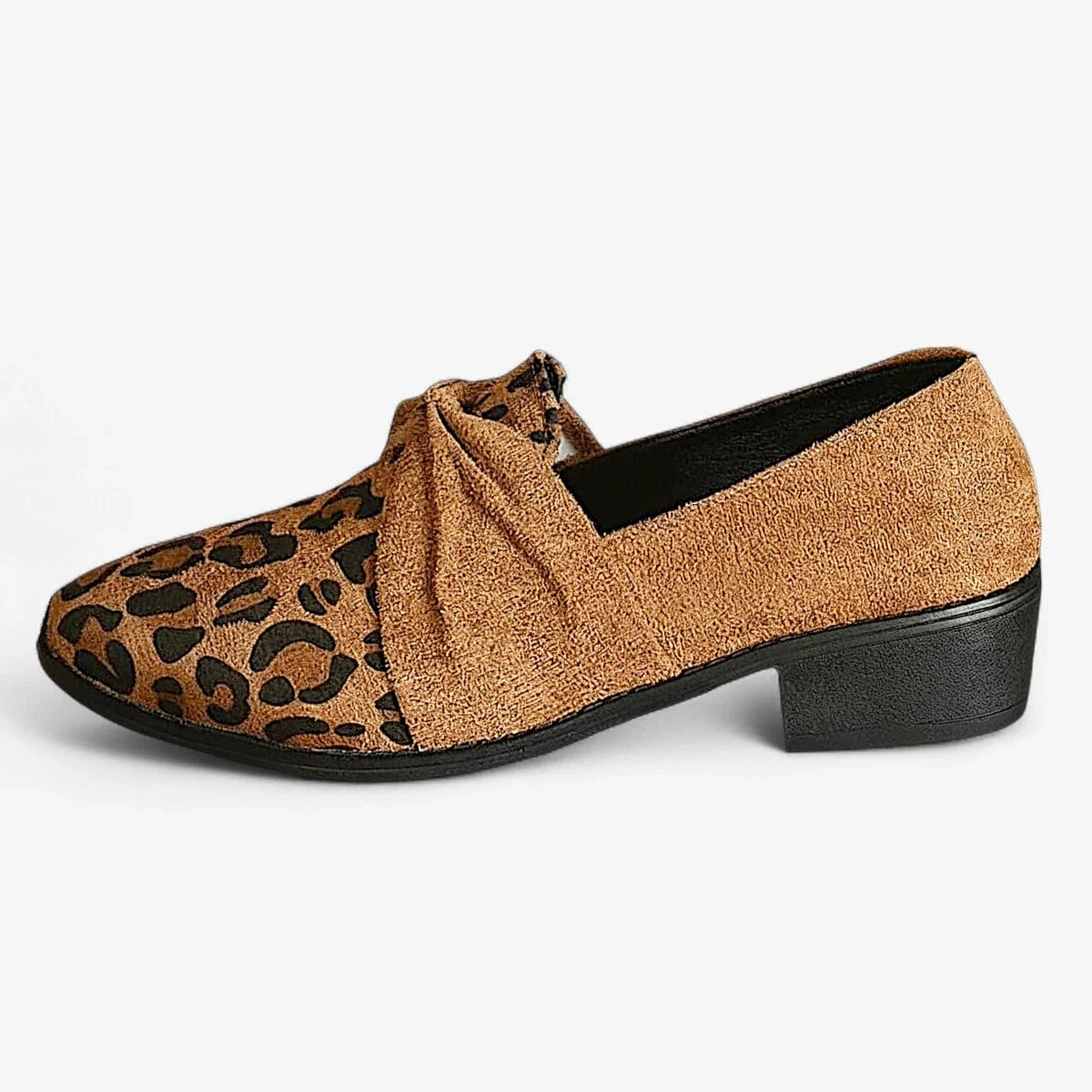 AtelierMocassin Léopard / 36 Mocassins Femme Léopard à Talon