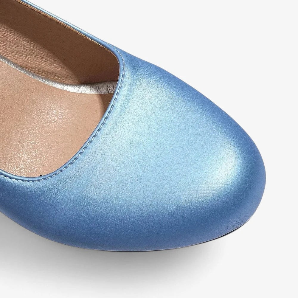 AtelierMocassin Mocassins Femme Bleu Marine à Talon