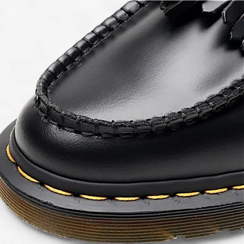 AtelierMocassin Mocassins Unisexe Noir à Gland