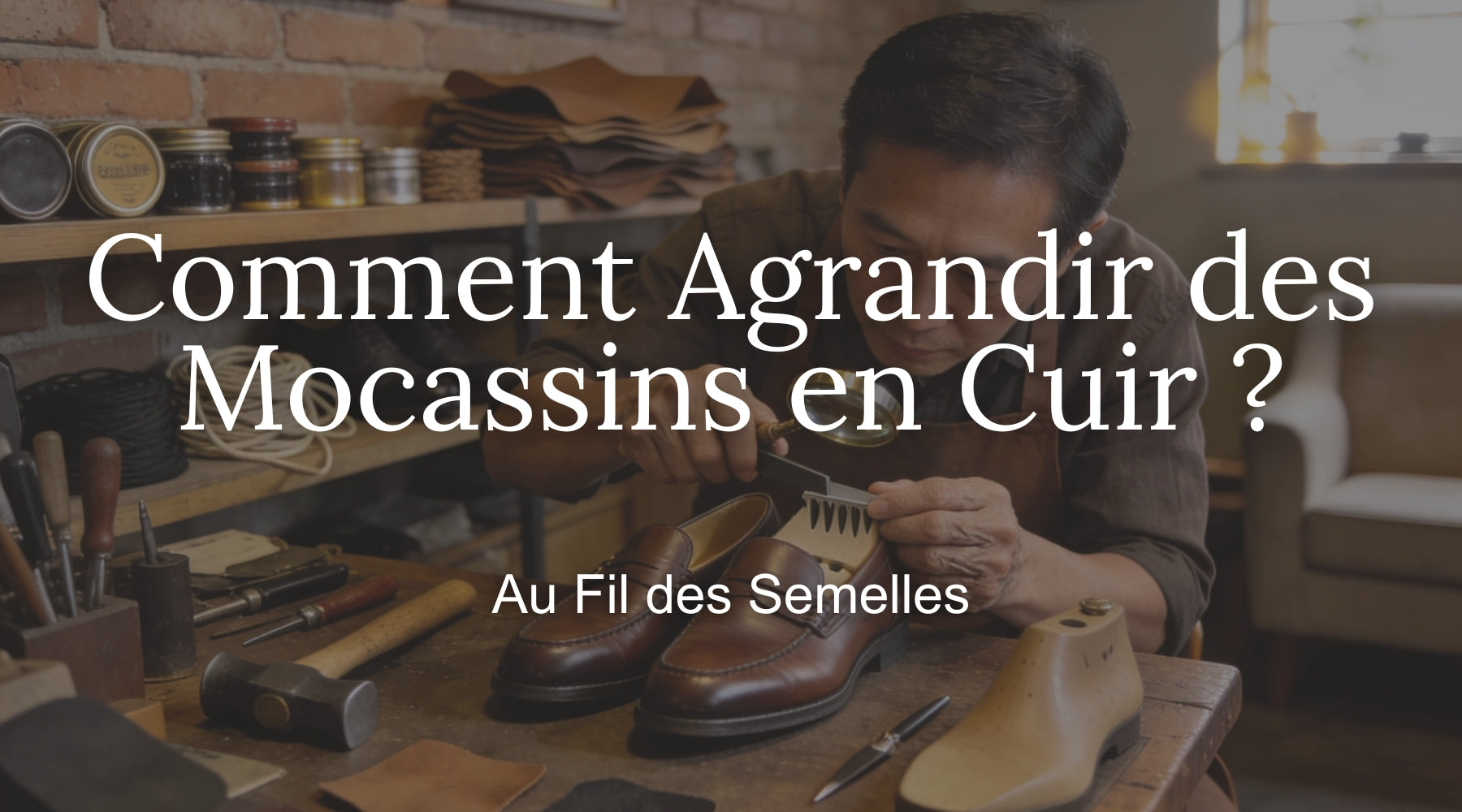 Comment Agrandir des Mocassins en Cuir ? - Le Guide d'Au Fil des Semelles