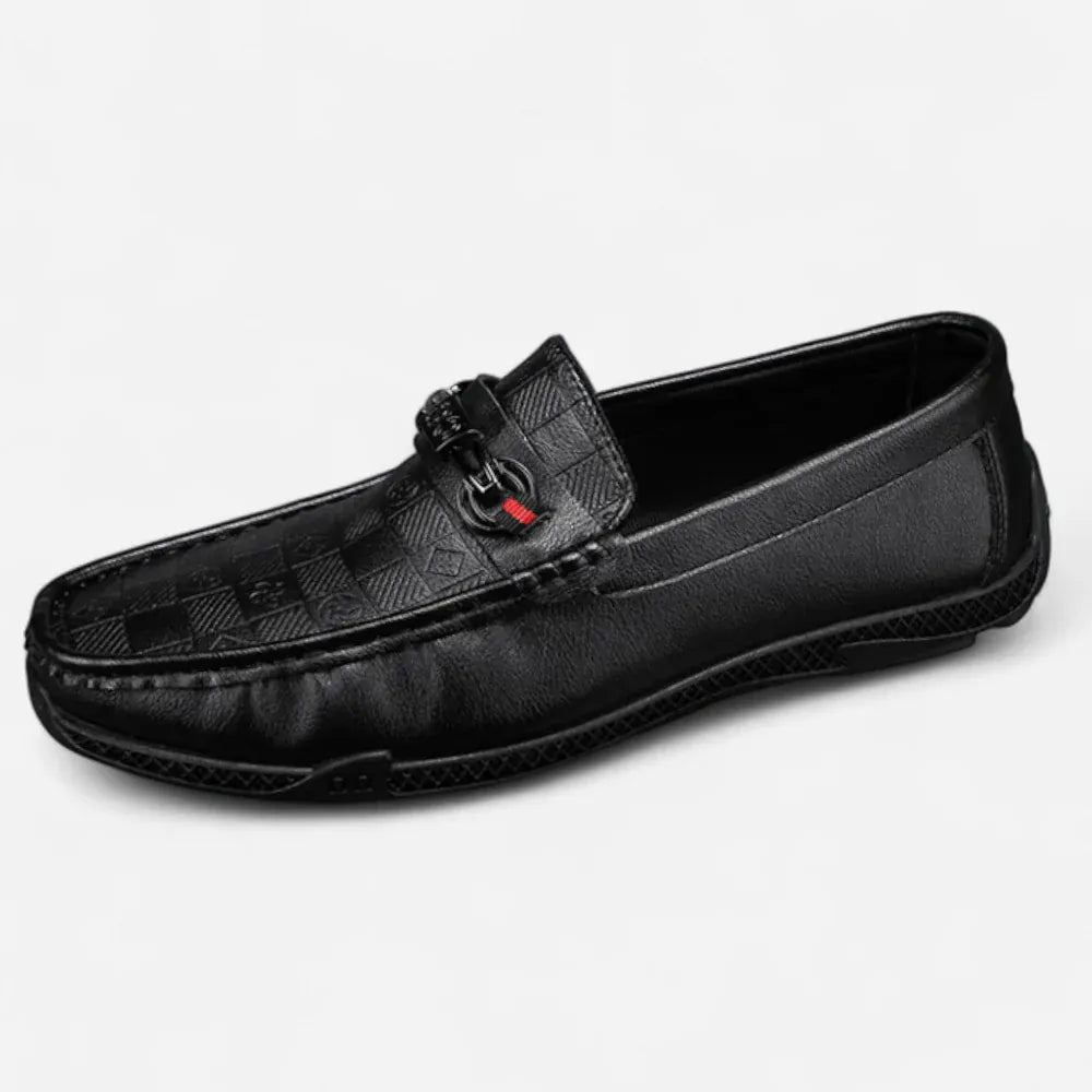 AtelierMocassin Noir / 44 Mocassins de Conduite Homme en Cuir Noir