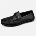 AtelierMocassin Noir / 44 Mocassins de Conduite Homme en Cuir Noir