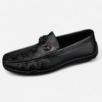 AtelierMocassin Noir / 44 Mocassins de Conduite Homme en Cuir Noir