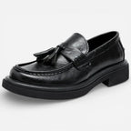 AtelierMocassin black / 44 Men Shoes British Style Fashion Comfortable Brand Men Leather Shoe