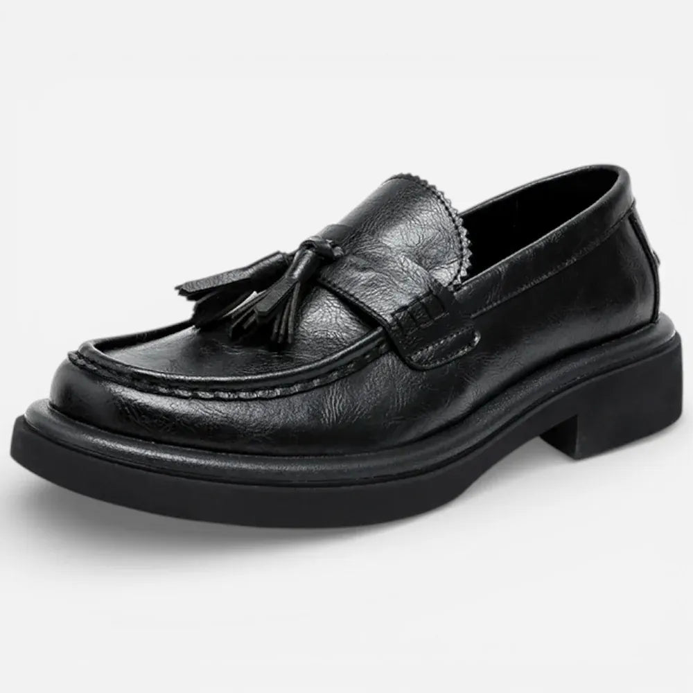 AtelierMocassin black / 44 Men Shoes British Style Fashion Comfortable Brand Men Leather Shoe