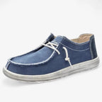 AtelierMocassin Bleu Marine / 38 Mocassins Homme en Toile Bleu Marine Décontractés
