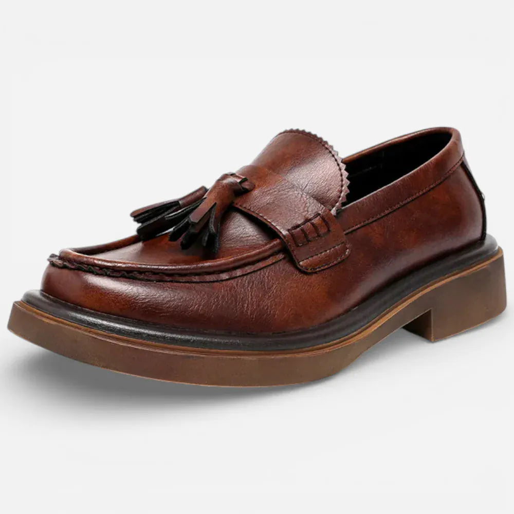 AtelierMocassin brown / 44 Men Shoes British Style Fashion Comfortable Brand Men Leather Shoe