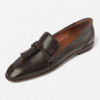 AtelierMocassin Marron / 34 Mocassins Femme en Cuir Marron Tassel Loafer