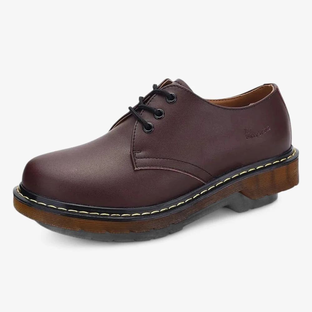 AtelierMocassin Marron / 35 Mocassins Unisexe en Cuir Marron Plateforme