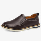 AtelierMocassin Marron / 38 Mocassins Homme en Cuir Marron – Confort Slip-on Casual