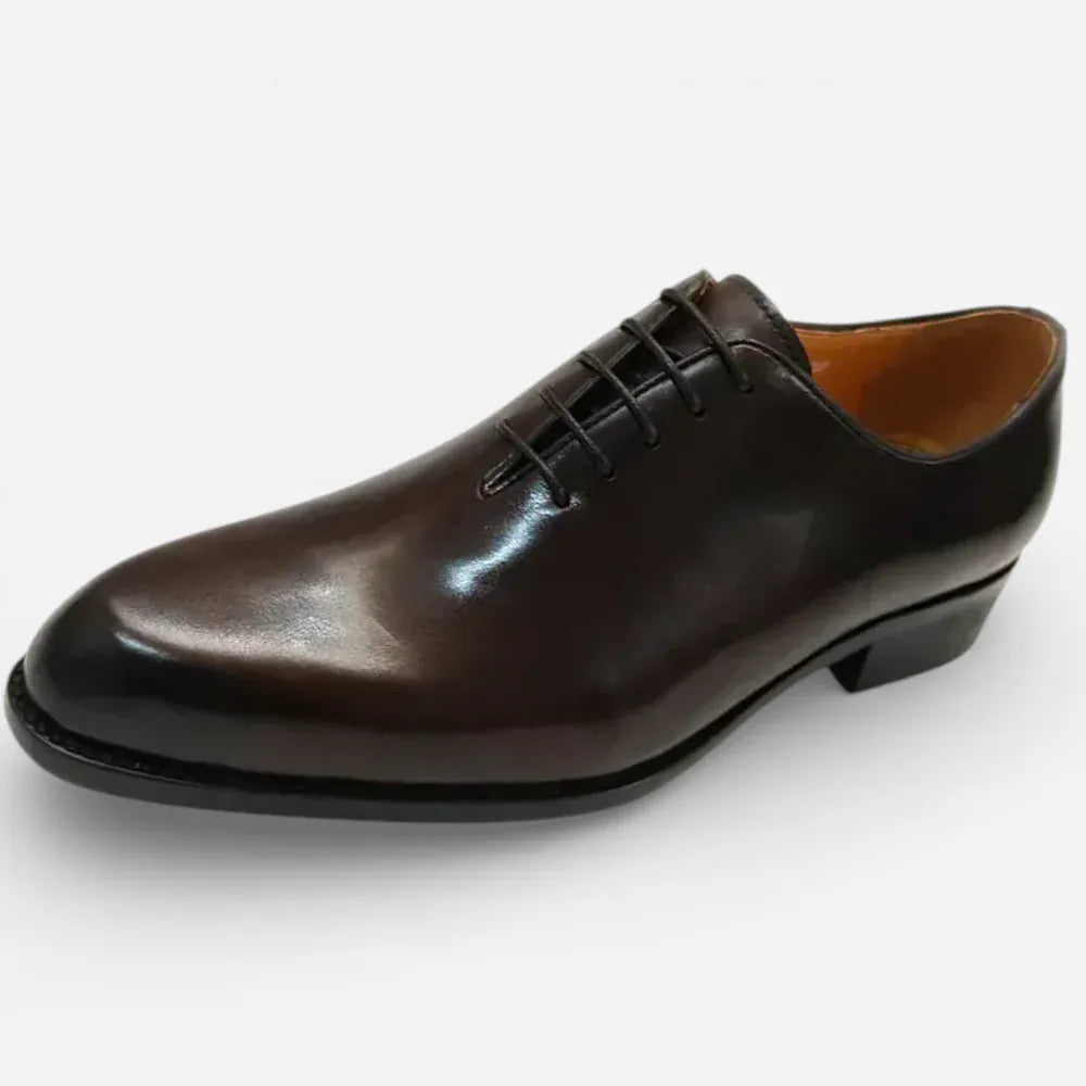 AtelierMocassin Marron / 39 Mocassins Homme d'Affaire en Cuir Marron Derby