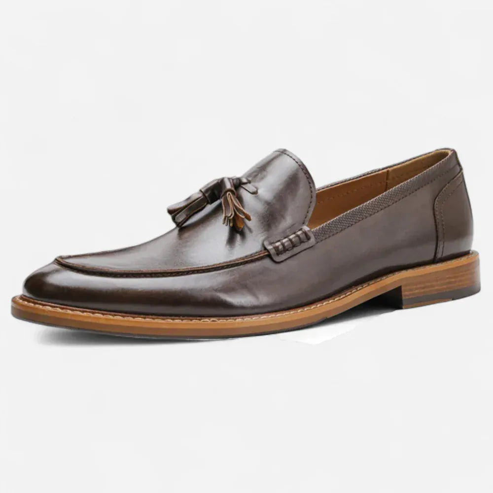 AtelierMocassin Marron / 40 Mocassins Homme en Cuir Marron à Gland