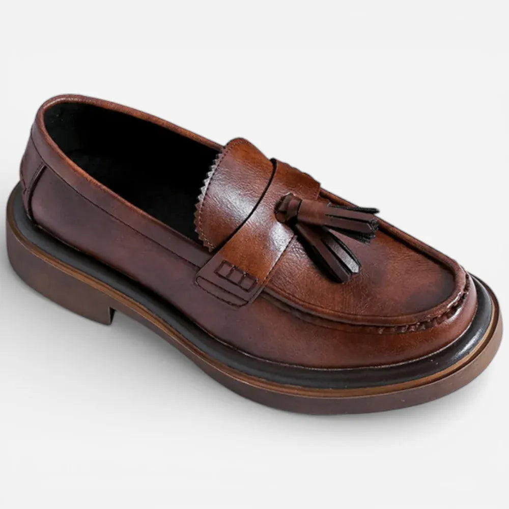 AtelierMocassin Men Shoes British Style Fashion Comfortable Brand Men Leather Shoe