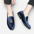 AtelierMocassin Mocassins de Soirée Homme Bleu Marine