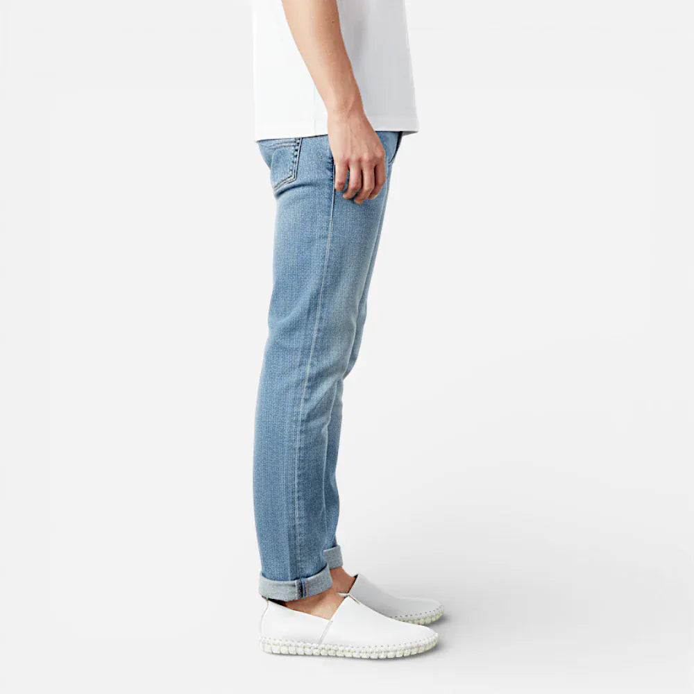 AtelierMocassin Mocassins Décontractés Homme en Cuir Blanc Souple