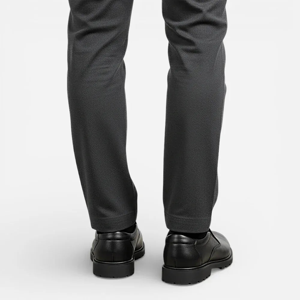 AtelierMocassin Mocassins Décontractés Homme en Cuir Noir Slip-On