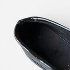 AtelierMocassin Mocassins Enfant en Cuir Verni Noir
