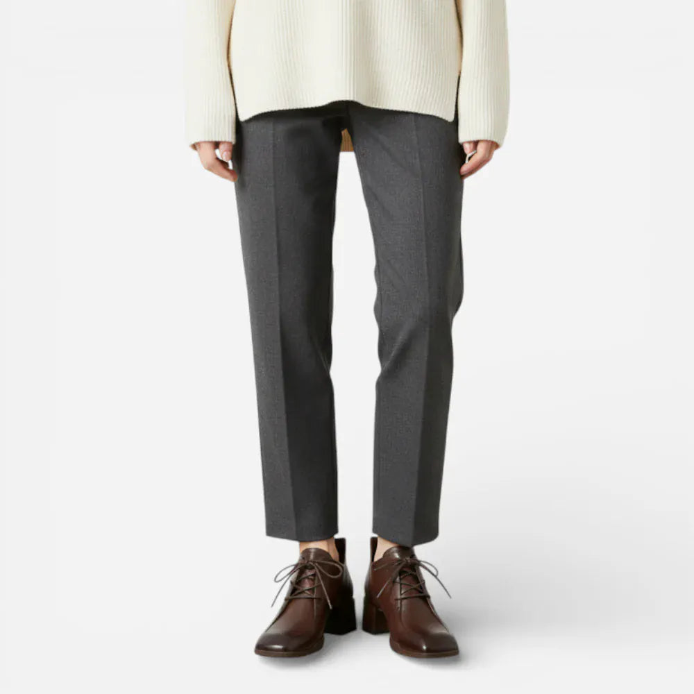 AtelierMocassin Mocassins Femme en Cuir Marron Derby à Talon