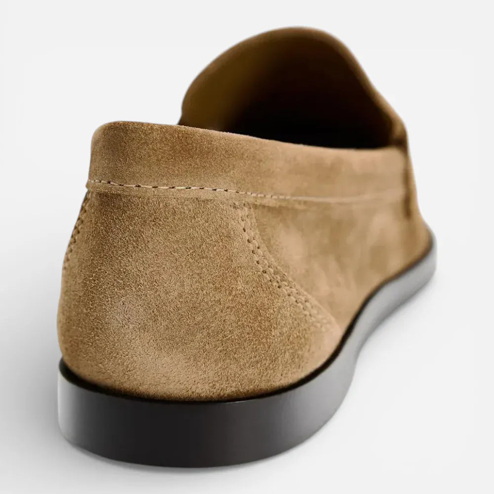 AtelierMocassin Mocassins Femme en Daim Marron