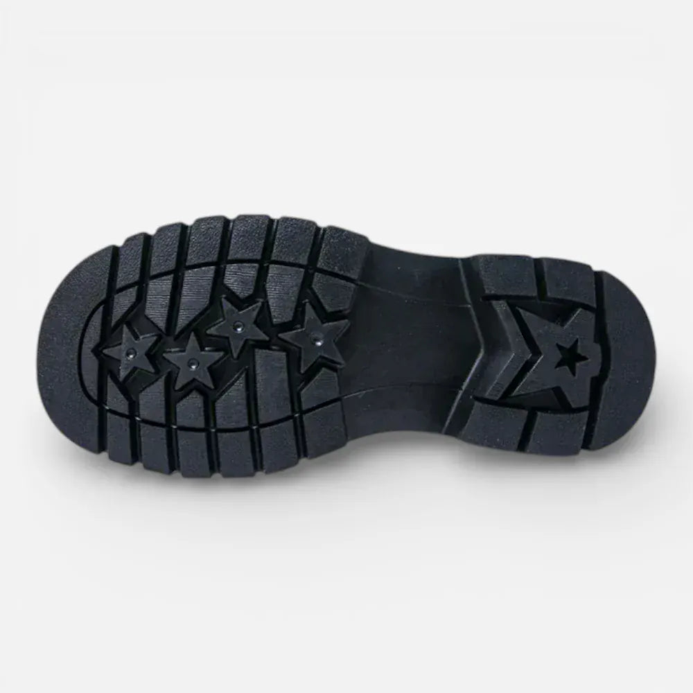 AtelierMocassin Mocassins Homme Cuir Bordeaux Verni Plateforme Derby