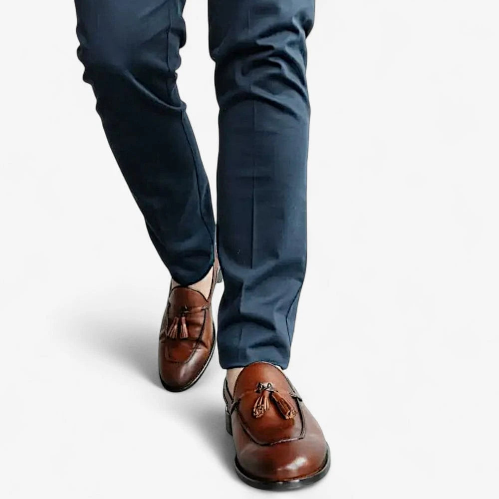 AtelierMocassin Mocassins Homme Cuir Marron à Gland