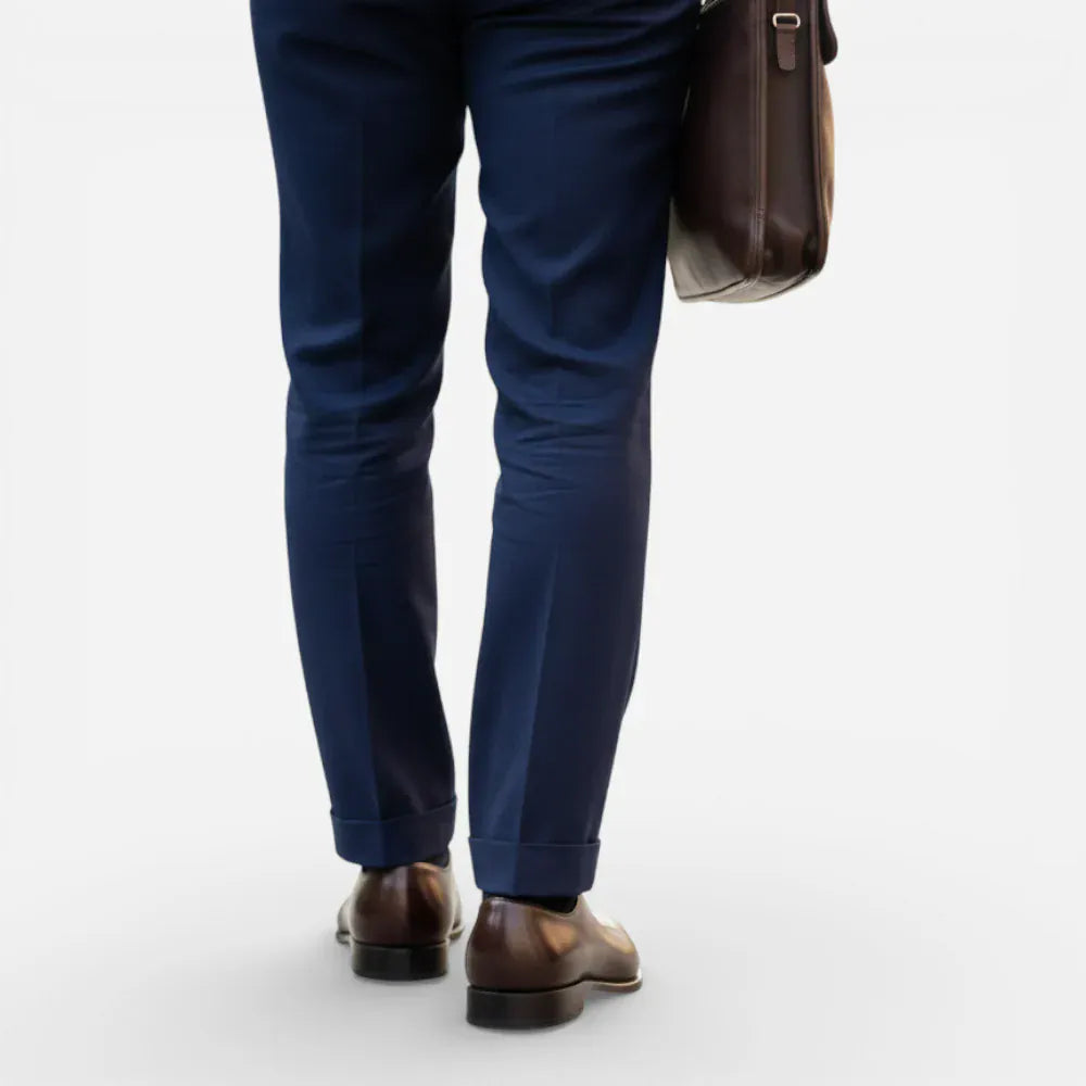 AtelierMocassin Mocassins Homme d'Affaire en Cuir Marron Derby