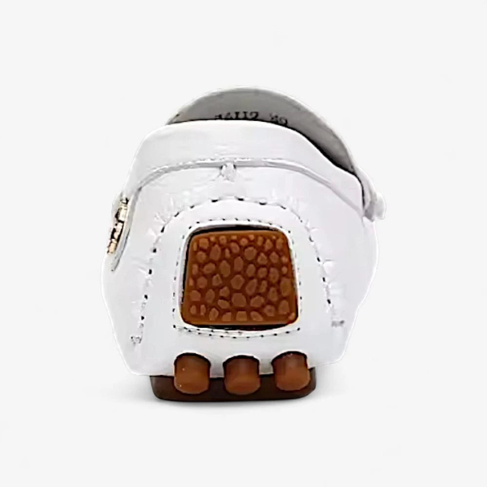 AtelierMocassin Mocassins Homme en Cuir Blanc