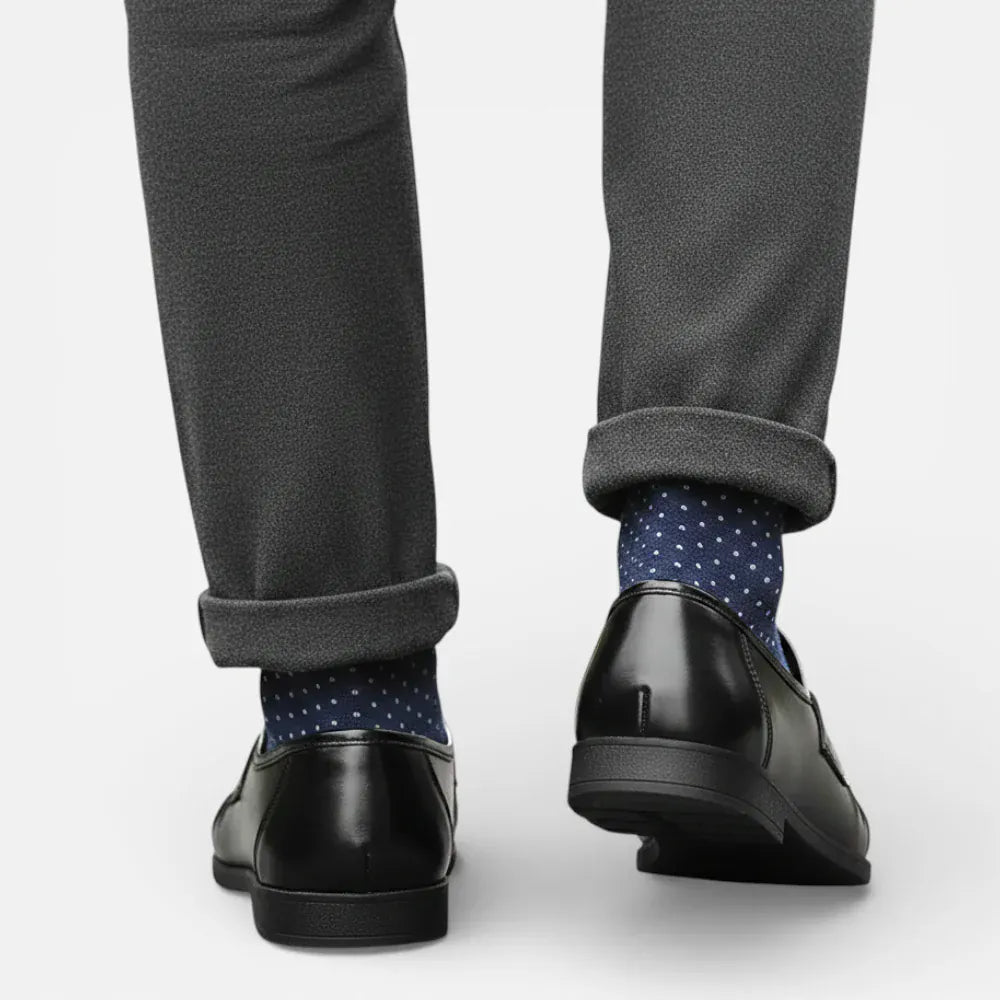 AtelierMocassin Mocassins Homme en Cuir Blanc & Noir Slip-On