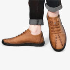 AtelierMocassin Mocassins Homme en Cuir Marron Casual à Lacets – Style Confort et Moderne