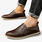 AtelierMocassin Mocassins Homme en Cuir Marron – Confort Slip-on Casual