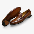 AtelierMocassin Mocassins Homme en Cuir Marron – Élégance Classique