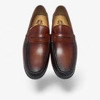 AtelierMocassin Mocassins Homme en Cuir Marron Souple