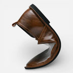 AtelierMocassin Mocassins Homme en Cuir Marron Souple