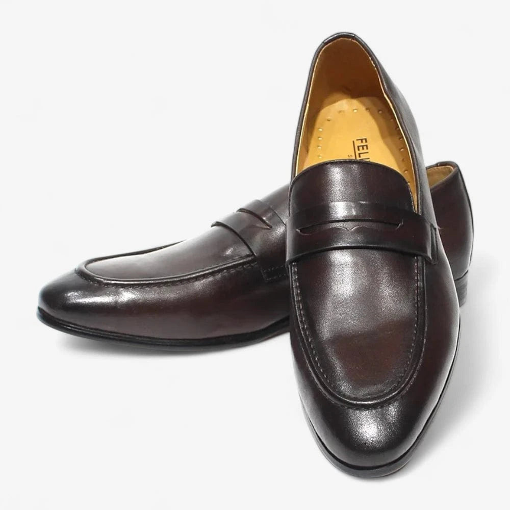 AtelierMocassin Mocassins Homme en Cuir Noir – Élégance Classique