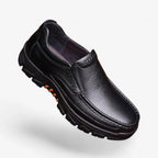 AtelierMocassin Mocassins Homme en Cuir Noir Semelle Antidérapante