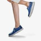 AtelierMocassin Mocassins Homme en Toile Bleu Marine Décontractés