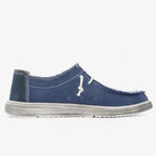 AtelierMocassin Mocassins Homme en Toile Bleu Marine Décontractés