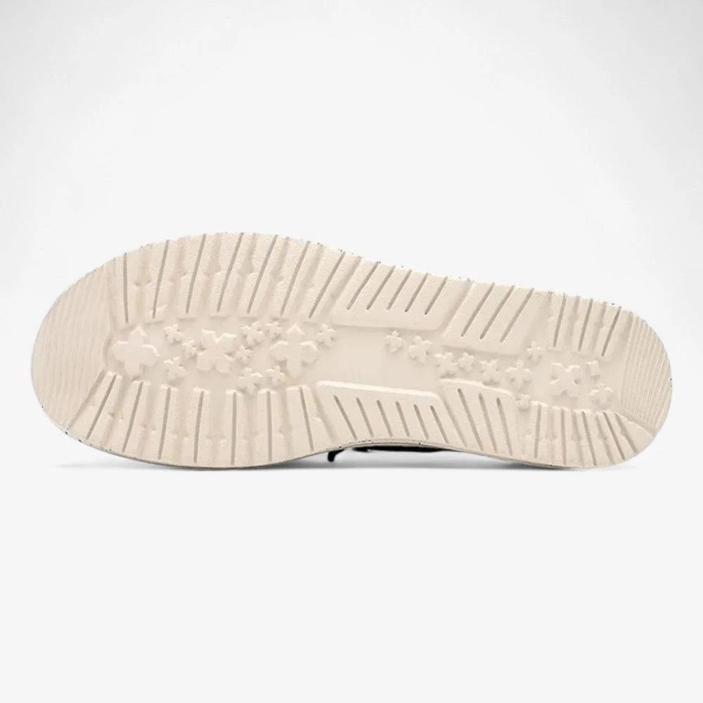 AtelierMocassin Mocassins Homme en Toile Noir à Motifs