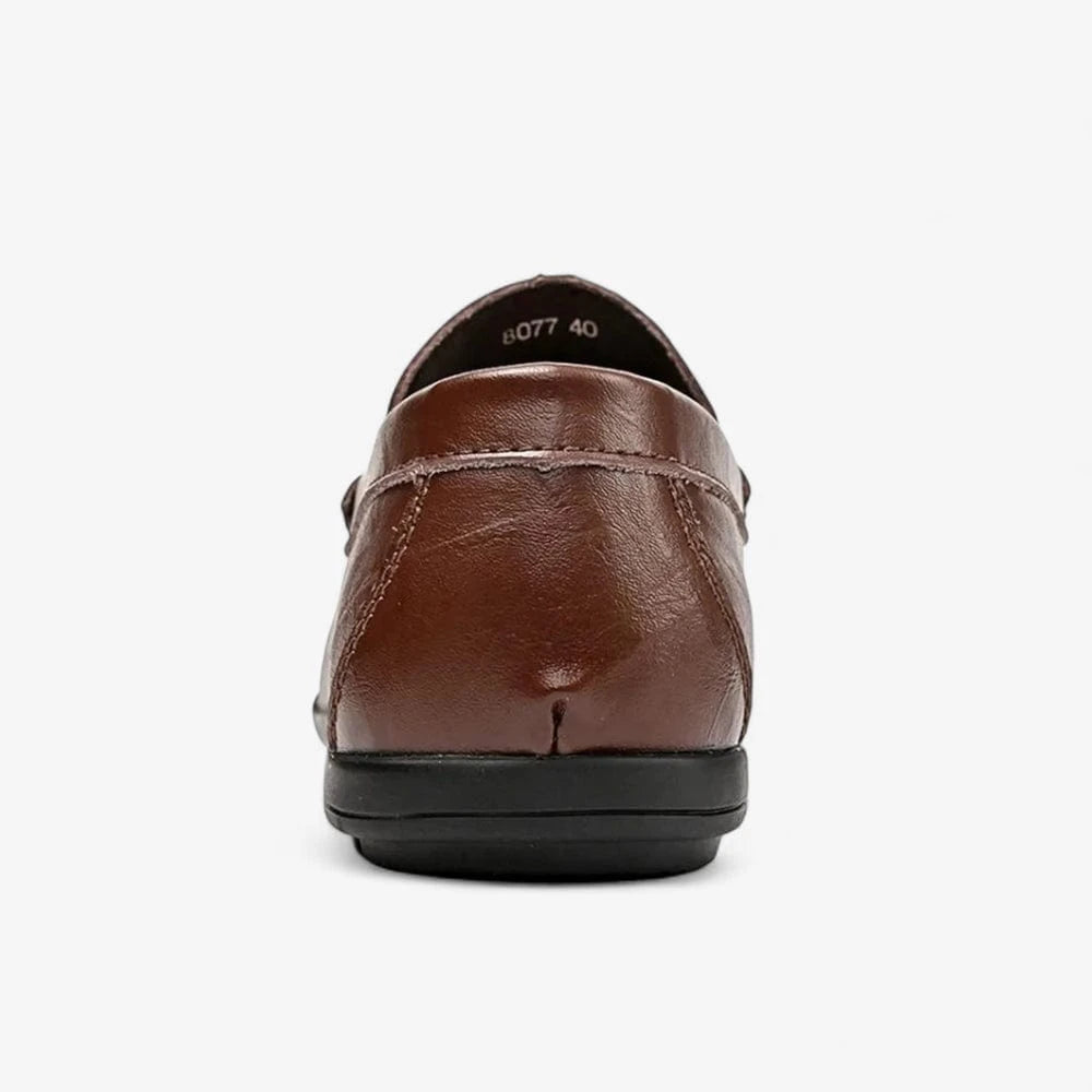 AtelierMocassin Mocassins Homme Marron en Cuir – Élégants et Confortables
