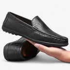 AtelierMocassin Mocassins Homme Noir en Cuir – Élégants et Confortables