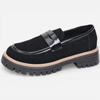 AtelierMocassin Noir / 36 Mocassins Noirs Femme Plateforme Penny Loafer