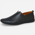 AtelierMocassin Noir / 38 Mocassins Décontractés Homme en Cuir Noir Souple