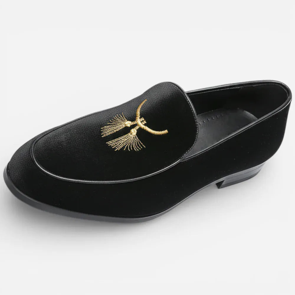 AtelierMocassin Noir / 38 Mocassins Homme de Soirée Noir