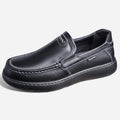 AtelierMocassin Noir / 38 Mocassins Homme Slip-On en Cuir Noir Souple
