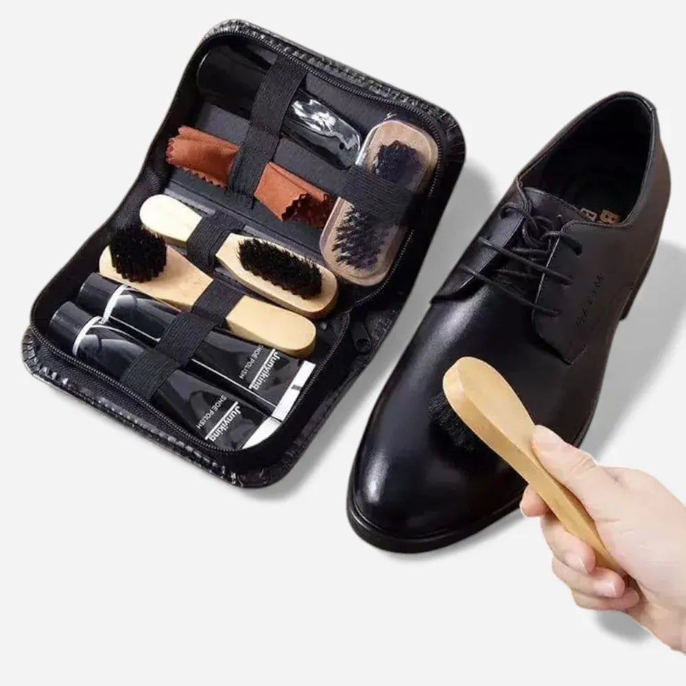 AtelierMocassin Noir Kit d'Entretien Cuir