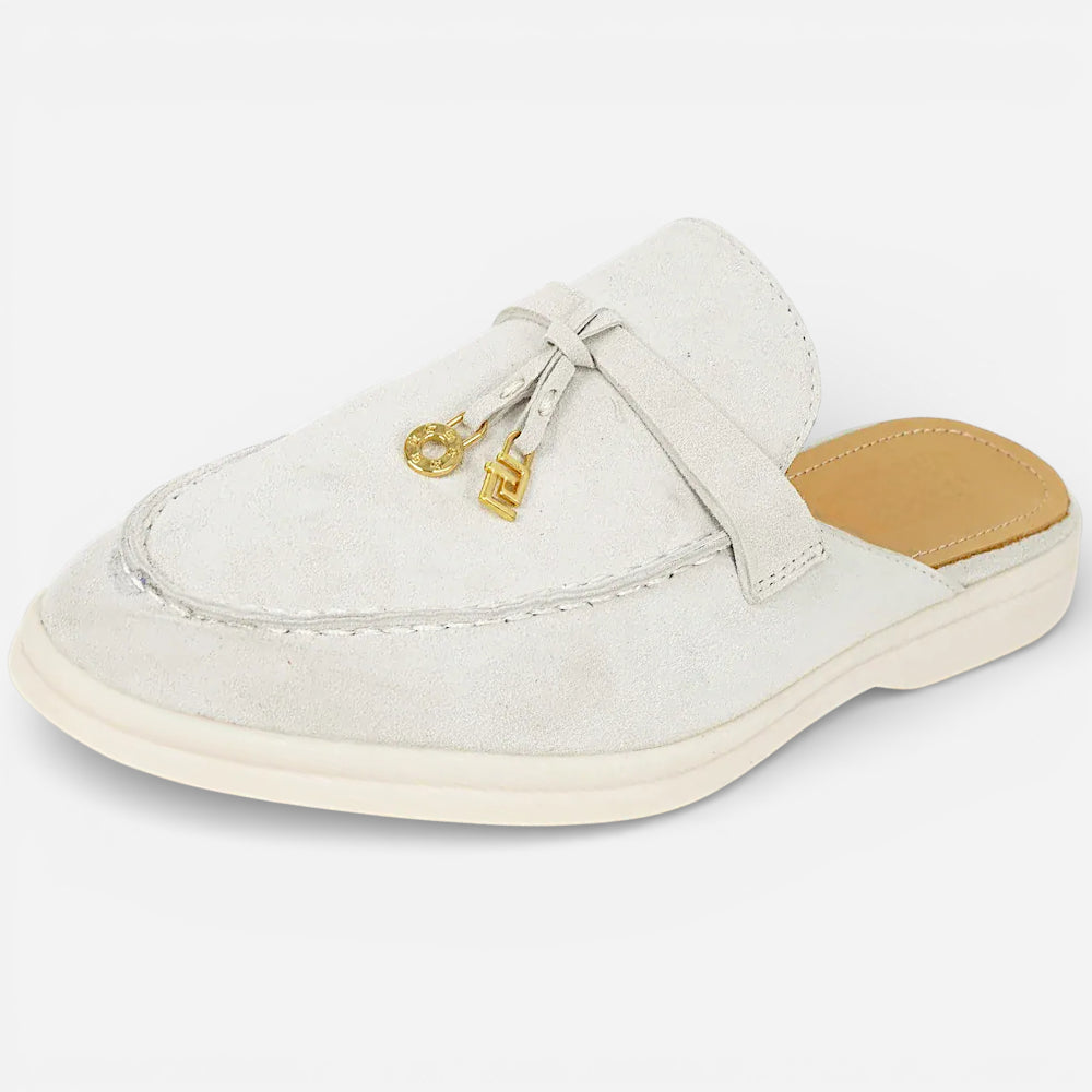 Mocassins Ouverts Unisexe Blanc