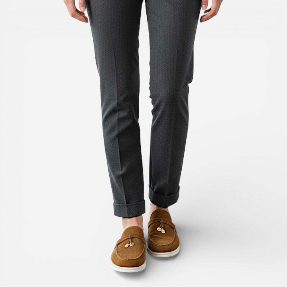 Mocassins Ouverts Unisexe Marron Clair