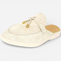 Mocassins Ouverts Unisexe Beige
