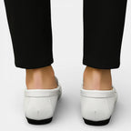 Mocassins Homme en Cuir Blanc Souple Slip-On