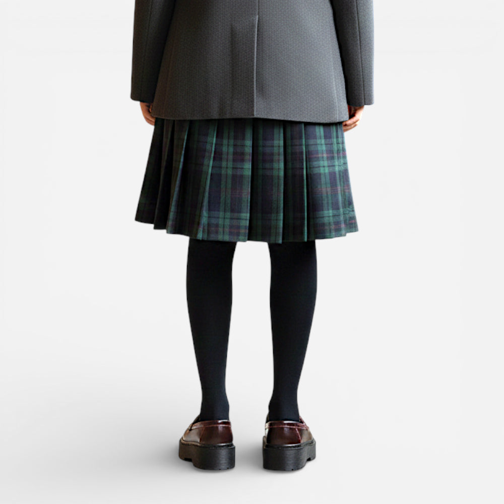 Mocassins Femme en Cuir Bordeaux Plateforme Slip-On